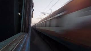 130KM/H:Freight Train Crossing With Karnavati Express At Ankleshwar #indianrailways