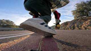 Skateboarding down Hills in Spanish Mountains, solo.