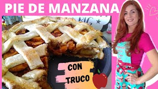 COMO HACER  PIE DE MANZANA FACIL ♥ My dulce Truco