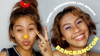 GRWM: #BANGBANGCON, COLLEGE + QUARANTINE LIFE | Ciania De Jesus