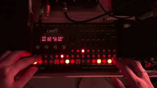 ampdelaybeat on lxr-02 erica synths drum machine