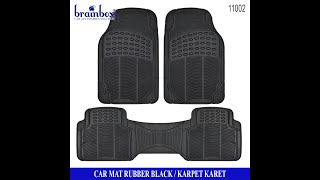 11002 Karpet Mobil Karet Universal Car Mat Alas Lantai Mobil