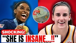 Breaking another record, Caitlin Clark had Simone Biles watching her destroy Carrington and the sun.