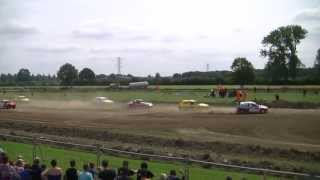 [NK] Autocross Terwolde 2013. Toerwagenklasse 1e mance, 1e serie. 2x Rode vlag/Herstart