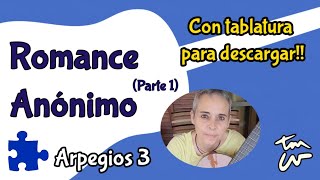 Cómo tocar Romance Anónimo en guitarra tutorial paso a paso 🎸 parte 1 - pdf ↙️