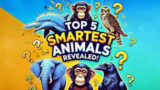 Top 5 Smartest Animals Revealed! #smartestanimals  #animalintelligence  #top5animals  #wildlife