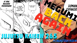 Jujutsu Kaisen Chapter 265 In Hindi Review | jjk ch 265 | Megumi Is Returning | Sukuna VS Yuji