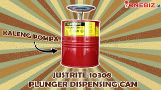 KALENG POMPA UNTUK CAIRAN MUDAH TERBAKAR | Jual Justrite 10308 Plunger Dispensing Can