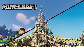 DISNEYLAND VS MINECRAFT