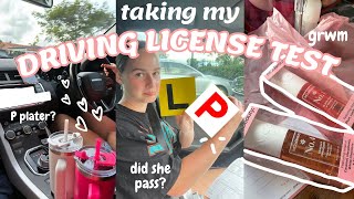 taking my DRIVING LICENSE TEST!! *did she fail?