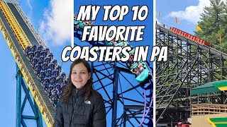 My TOP 10 Favorite Coasters in Pennsylvania - Kairi's List