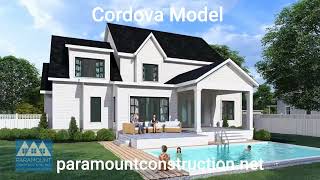 Cordova Model Transitional New Home