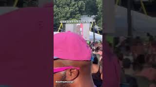 Andre 3000 plays a flute during the Atlanta Jazz Festival #fyp