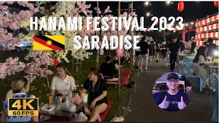 [4K 60FPS] Hanami Festival 2023 | Celebrating Cherry Blossom in Saradise Kuching. 🇲🇾