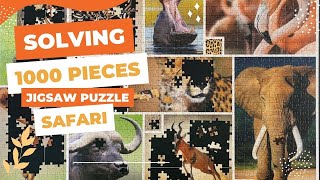 Solving Safari 1000 Pieces Time Lapse Video | Trefl Puzzle