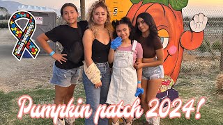 Autistic nonverbal teen picks her own 🎃 at pumpkin patch 2024!  **she has a meltdown in public**