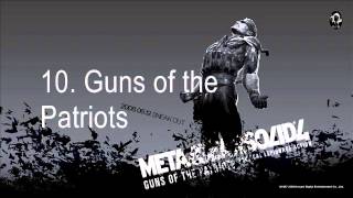 Metal Gear Solid 4 : Guns of the Patriots (Full Soundtrack)