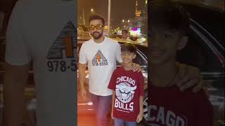 Raj Kundra saves son Viaan from rain #shortsvideo