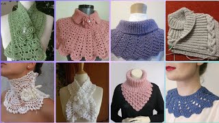 Most beautiful stylish crochet scarft necklines ideas # 2024