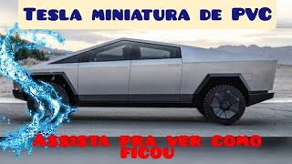 FIZ O TESLA CYBERTRUCK MINIATURA ARTESANAL DE PVC #JARTESPVC #TESLA