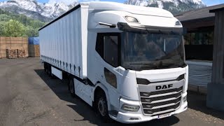 DAF Truck Smooth Drive With Attached Trailer - Euro Truck Simulator 2