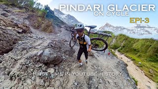 Crossing landslides and Dangerous roads | Solo cycling to Pindari glacier  EPI-3