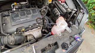 Chevy Sonic 1.4L cooling system bleeder valve