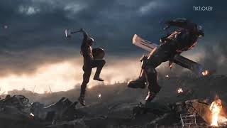 Capitan America Thor Hammer Vs Thanos  Epic Battle Avengers 2021 #shorts 🔴⚪🔵