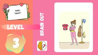 Brain Out : Challenge Help Mom Level - 3 || Walkthrough Solution || #shorts