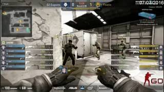 CS:GO - Fnatic vs G2 Esports - ESL One Cologne 2016 - Group D Elimination Match