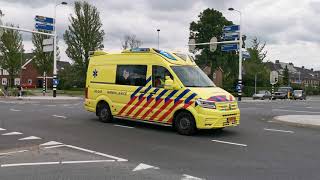 [WAIL] A1 Rijopleidingen-ambulance 03-541 Noord Nederland in Leeuwarden