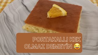 PORTAKALLI KEK TARİFİM/PORTAKALLI KEK NASIL YAPILIR❓💯