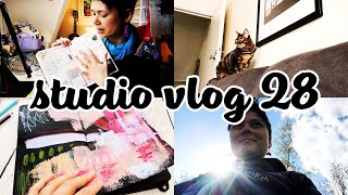 Patreon, new hair & how I schedule in my planner ✨ STUDIO VLOG 28