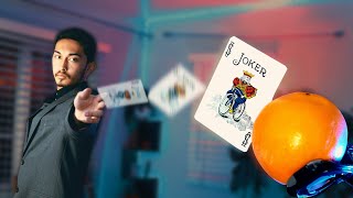 Learning to Throw Cards | John Wick Style