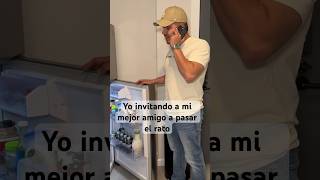 Yo invitando a mi mejor amigo a pasar el rato