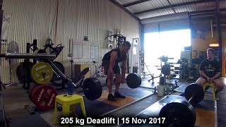 205 kg Deadlift | 15 Nov 2017