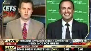 Keith Springer - Fox Business News 7-9-2012