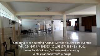 San Borja 7 con catering Adonai Eventos alquiler para eventos