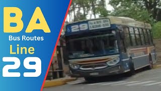 Bus Line Explorer: 29 - LA BOCA - OLIVOS | Dash Cam POV Series #BABusRoutes