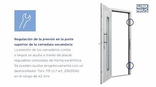 Cerraduras de puerta de seguridad – Regulación de la presión en la parte