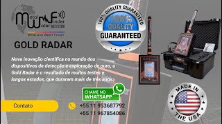 GOLD RADAR LOCALIZADOR  DE OURO PEPITAS E TESOUROS