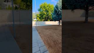 Garden/ #nature #construction #satisfying #viralvideo #shorts #workout  #landscap