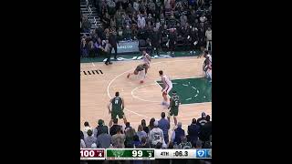 Giannis block leads to Dame game winner 😱 #shorts