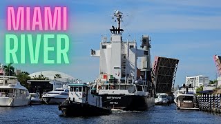 Boat Watching on the Miami River, Miami FL - Cargo Vessel Betty K VIII