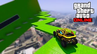 The Ultimate GTA V Stunt Race , impossible GTA 5 stunt race  ( ft. Sprunk )