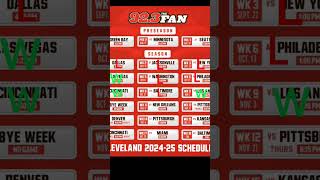 Cleveland browns 2024 schedule predictions  #nfl #shortsfeed #fyp