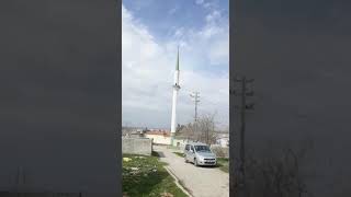 Gaziantep Akçamezra köyü cami minaresi depremde yıkılıyor ALLAH ım sen bizi koru yarabbim