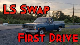 FIRST DRIVE! 1973 Chevrolet C10 LS Swap - Part 9