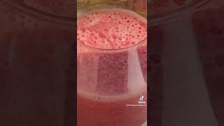 Watermelon Ginger Juice made in blender #detoxification #detoxify #juicerecipes