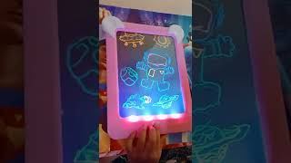 [GoA] Bermain Papan Gambar Ajaib - Magic Board Drawing LED 3D #Shorts